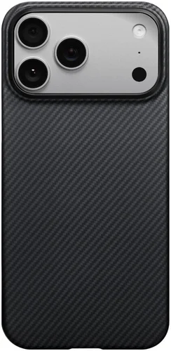 Чехол для телефона Pitaka Ultra-Slim для iPhone 17 Pro Max (600D Black/Grey Twill) 